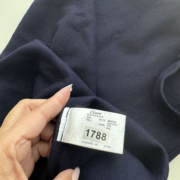 Etam Dress Medium Mini Blue School Girl Sleeveless Shift Uniform Preppy EU 38 - Picture 7 of 10